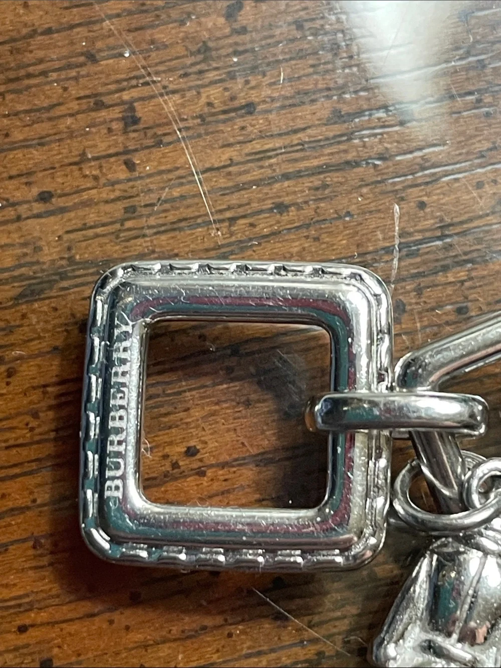 Burberry Charm Bracelet with working watch stamped .925 silver with new battery!